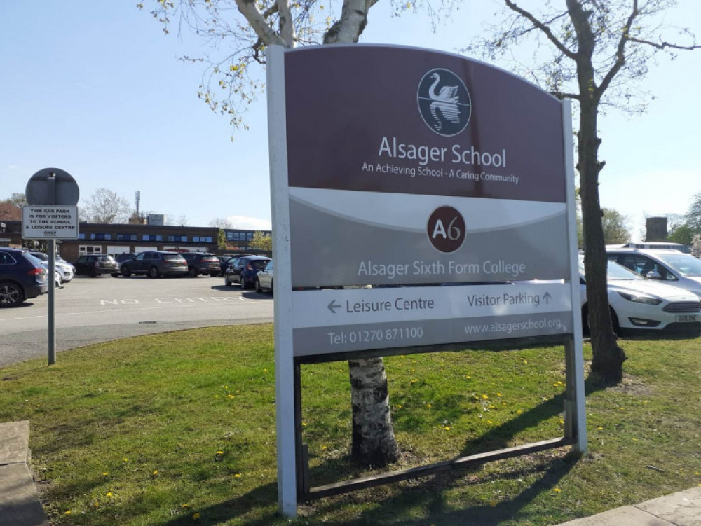 Alsager School has praised students for an "exceptional" set of GCSE results. (Photo: Nub News)