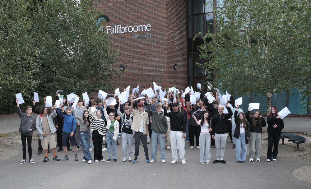 GCSE results day 2025 at Fallibroome Academy (Credit: Fallibroome Academy)