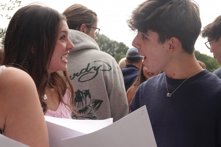 Radnor House students celebrate another record-breaking year of GCSE results (credit: Radnor House School).