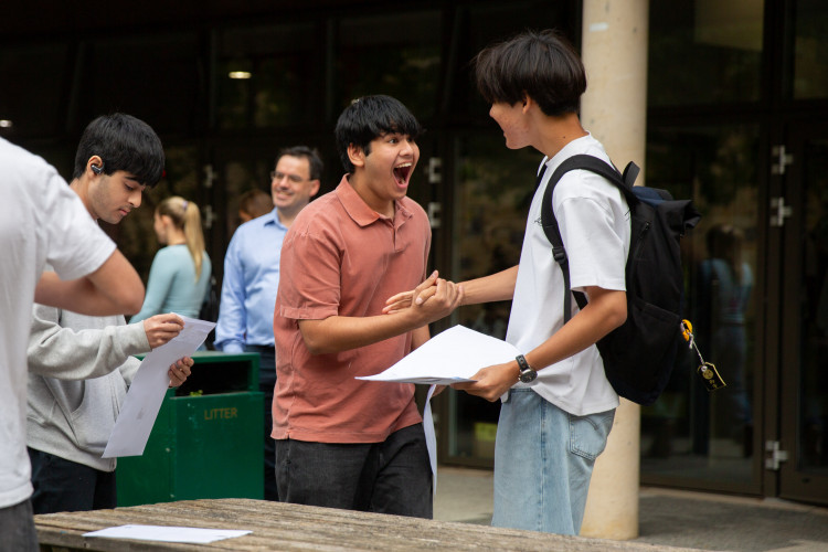 Year 11 pupils at St Benedict’s School achieved the strongest GCSE results in the school’s recent history, with almost half graded 9–8 (credit: St Benedict’s School).
