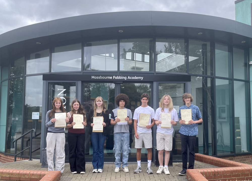 Successful students at Mossbourne Fobbing Academy. Successful students at Mossbourne Fobbing Academy.