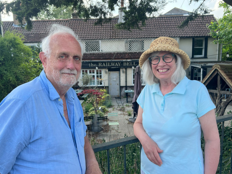 Robert Lee (left) and local Councillor Suzette Nicholson (credit: Nick Kennerley).