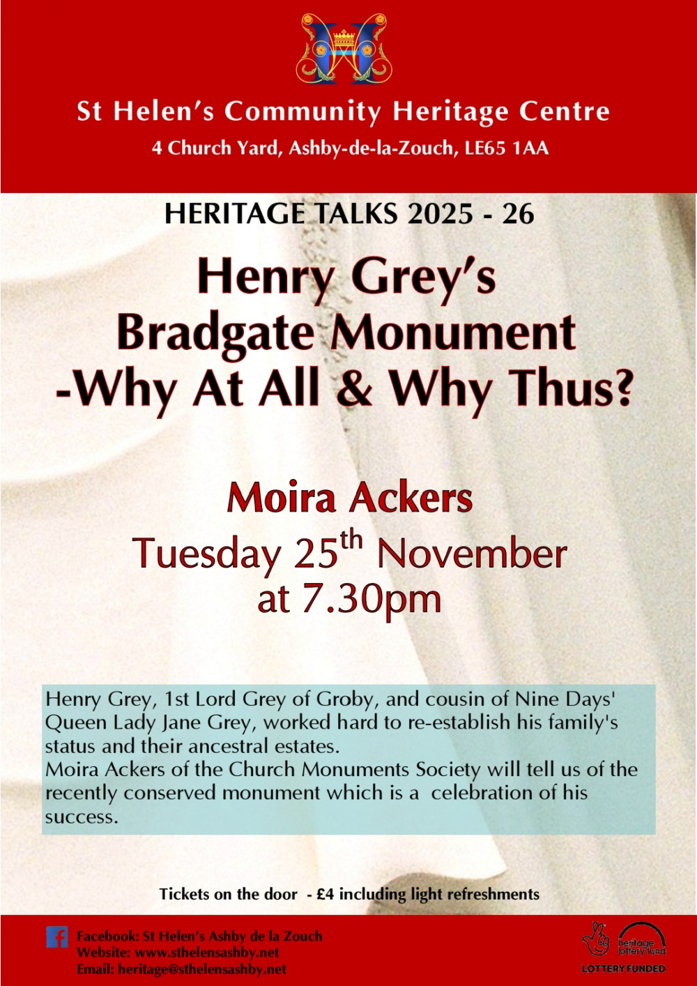 Heritage Talk - Henry Grey's Bradgate Monument