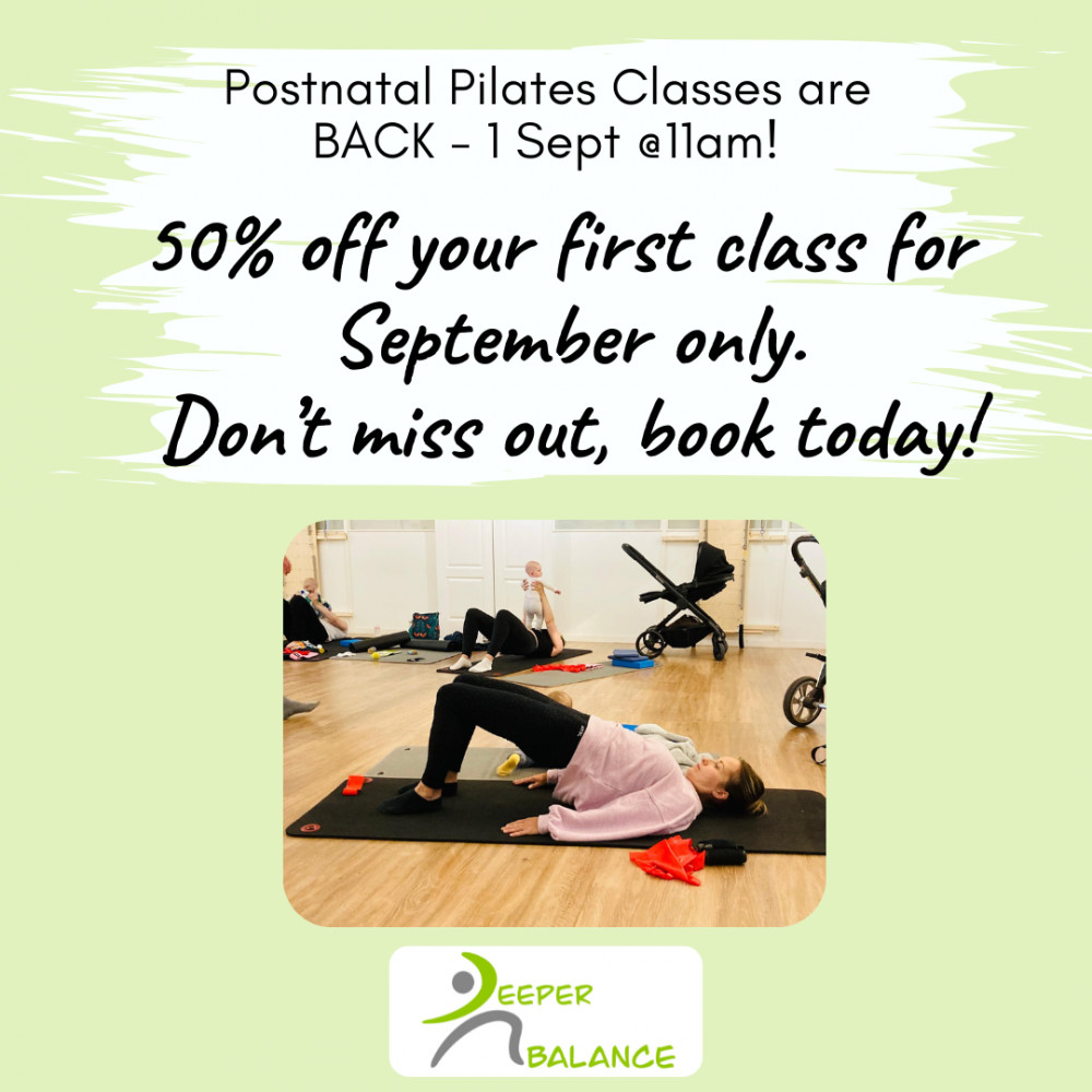 Postnatal Pilates Class Postnatal Pilates Class