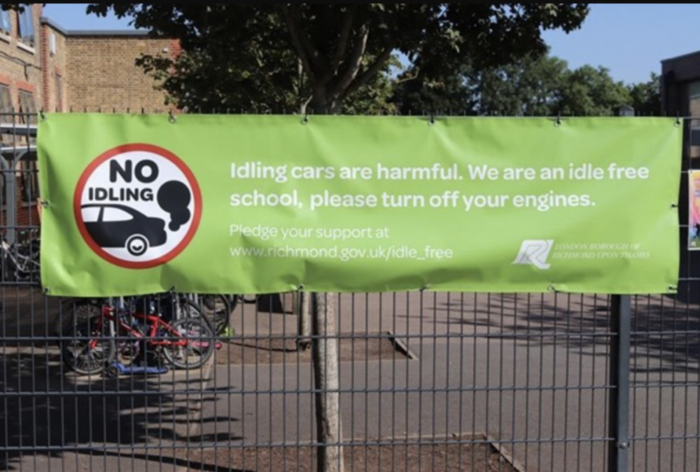 Residents are being asked to share their views on a proposed boroughwide trial that would give the Council powers to fine drivers who leave engines running (credit: Richmond Council).