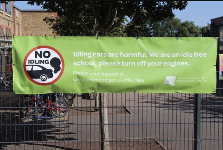 Residents are being asked to share their views on a proposed boroughwide trial that would give the Council powers to fine drivers who leave engines running (credit: Richmond Council).