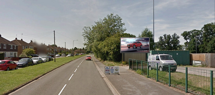 How the proposed advert would have looked (image via planning application)