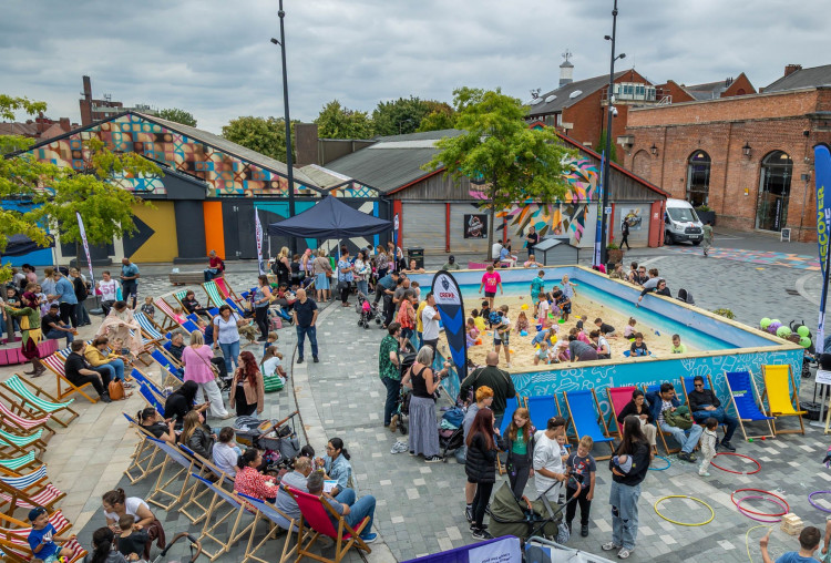 Over one thousand visitors flocked to Crewe town centre over the August Bank Holiday weekend for Discover Crewe-on-Sea (Peter Robinson).