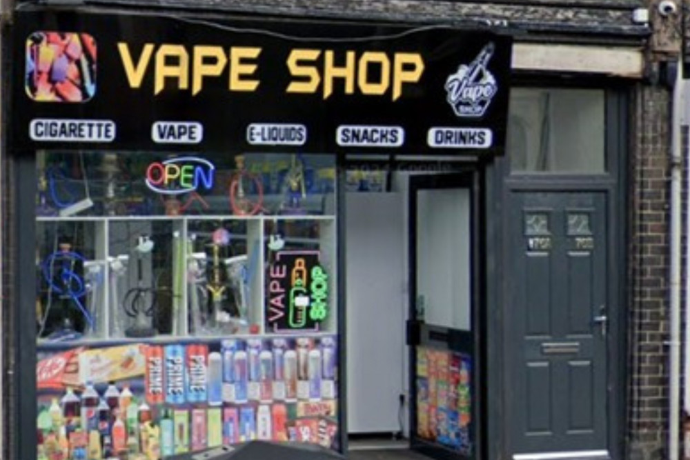 A vape shop has been shut down for three months. (Stoke-on-Trent City Council) A vape shop has been shut down for three months. (Stoke-on-Trent City Council)