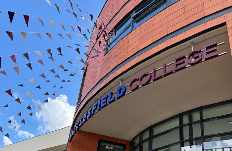 Macclesfield College's freshers fair takes place in September (Credit: Macclesfield College)