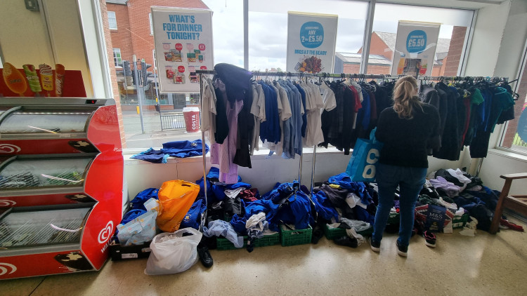 Pick up free uniform and PE kit for Ashby School, Ivanhoe School and local primaries at Ashby Co-op (Photo: Grace Kennington)