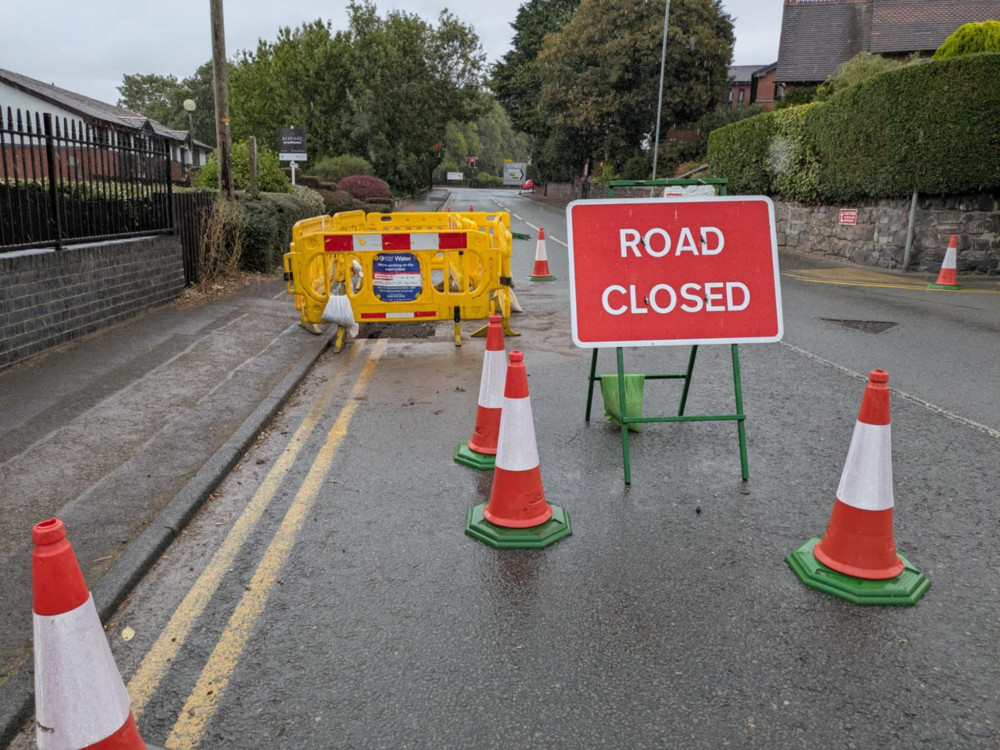 Motorists face misery in Station Road, Elworth where the road is closed. (Photo: Nub News) Motorists face misery in Station Road, Elworth where the road is closed. (Photo: Nub News)