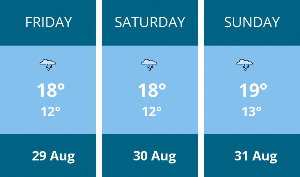 Here is this weekend Crewe weather forecast provided by Mr Data Here is this weekend Crewe weather forecast provided by Mr Data