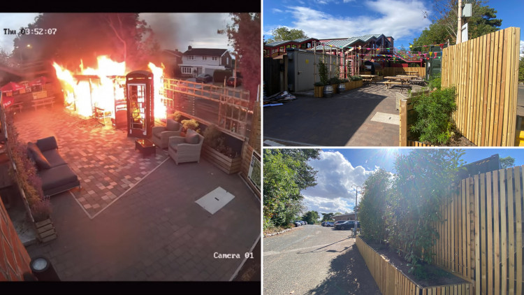 The new outdoor area has been revealed at Henley Station (images supplied / by Nub News)