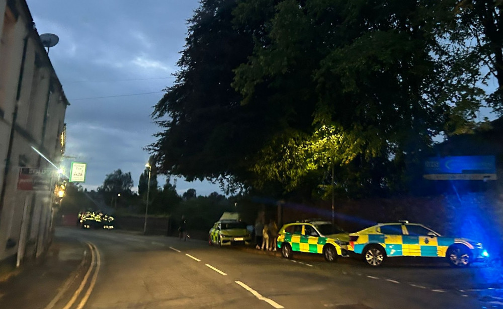 A large emergency service presence was in attendance (Credit: Nub News)
