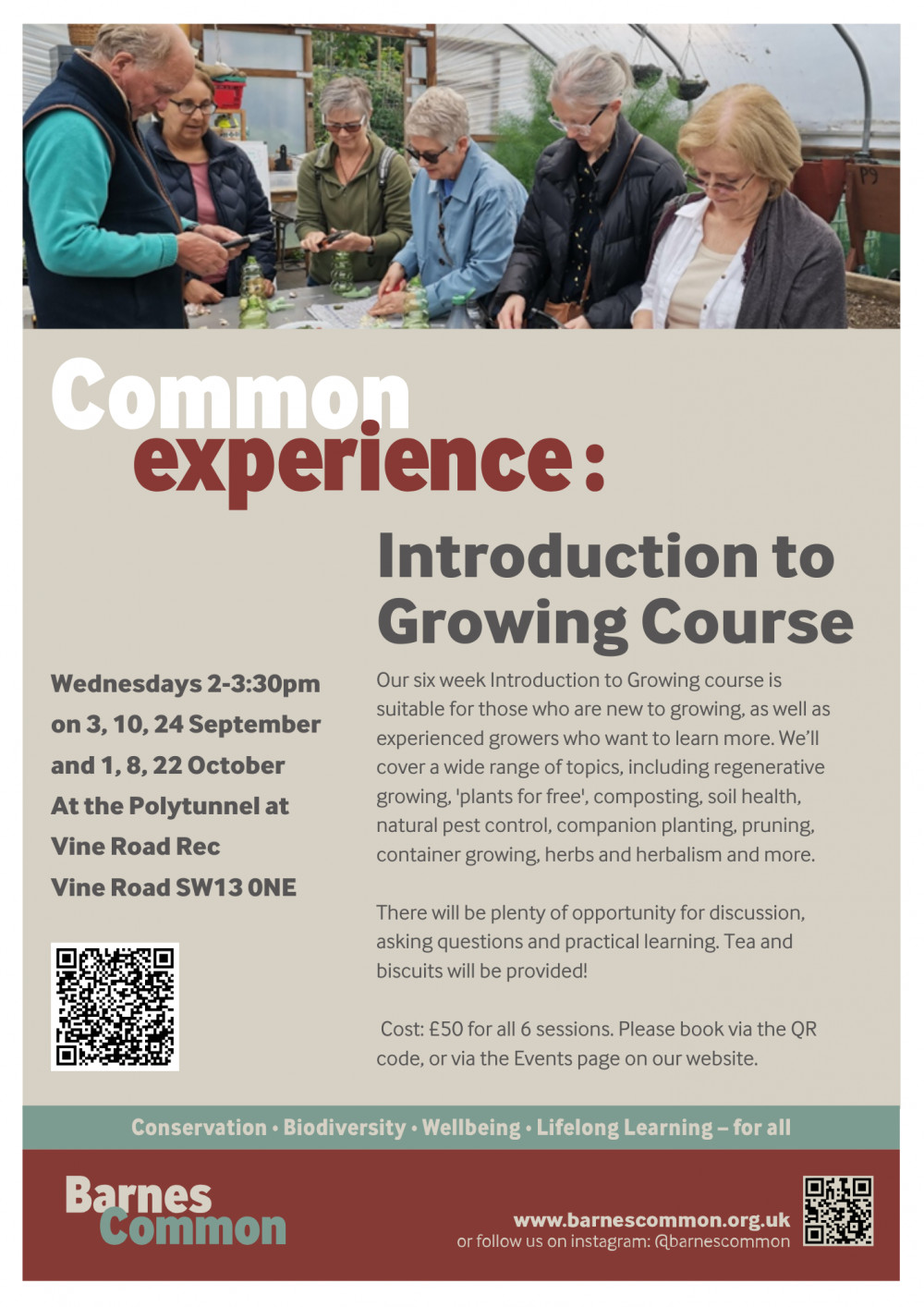 Introduction to Growing - Six Week Course