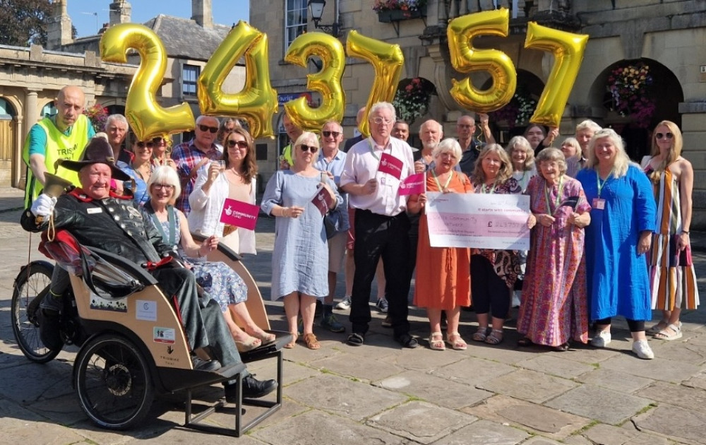 The Wells Community Network (WCN) celebrate winning a £243,757 National Lottery grant (Photo: Philip Welch) The Wells Community Network (WCN) celebrate winning a £243,757 National Lottery grant (Photo: Philip Welch)