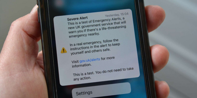 A loud UK emergency alert on 7 September may endanger Somerset's domestic abuse survivors by revealing hidden phones.