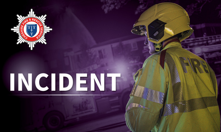 Middlewich firefighters tackled a major blaze in Mow Cop last night (Sunday) 