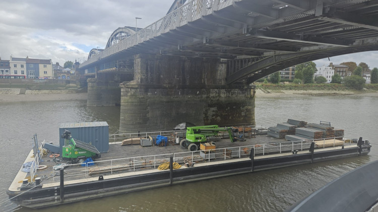 Works on Barnes Bridge are now complete (image via Network Rail)