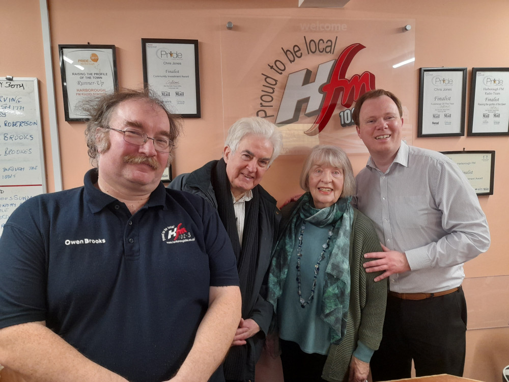 The play written by writer and actor Henry Dawe (right) and stars himself, Mary Piercy and Kenneth Michaels (second left) Photo: Henry Dawe The play written by writer and actor Henry Dawe (right) and stars himself, Mary Piercy and Kenneth Michaels (second left) Photo: Henry Dawe