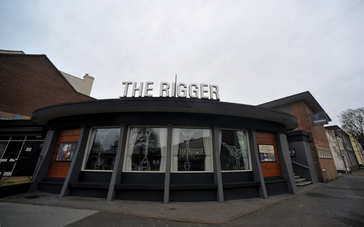 There are fears The Rigger could be at risk if flats are built across the road. (SOT Live)