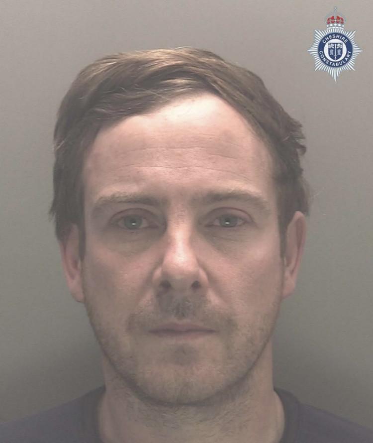 O'Reilly entered the private quarters of the Peacock pub on Christleton Road (Image via: Cheshire Constabulary) 