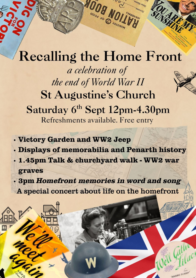 RECALLING THE HOME FRONT - a celebration of the end of WW2 at St Augustine's Church RECALLING THE HOME FRONT - a celebration of the end of WW2 at St Augustine's Church