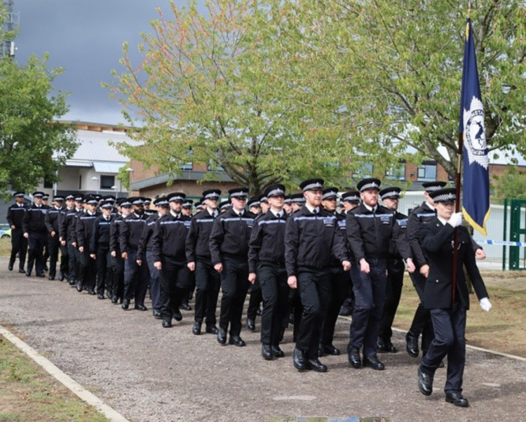 New police on parade 