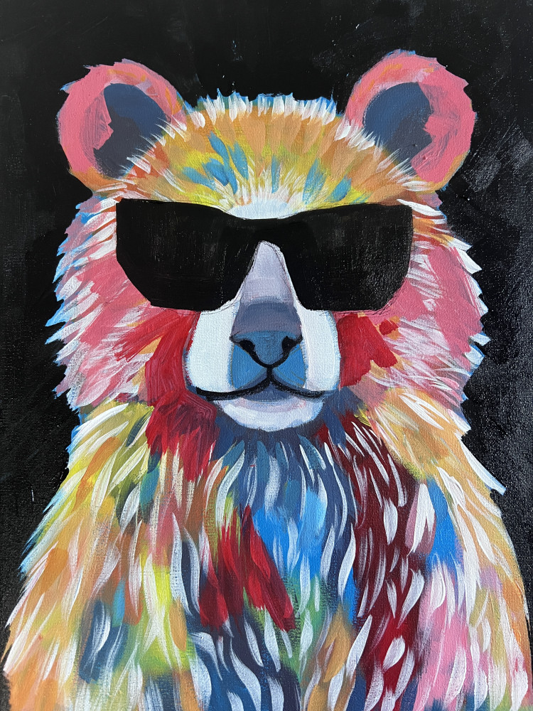 🎨🐻 Paint & Sip with Orso the Bear at Orso Lounge, Congleton! 🍷✨