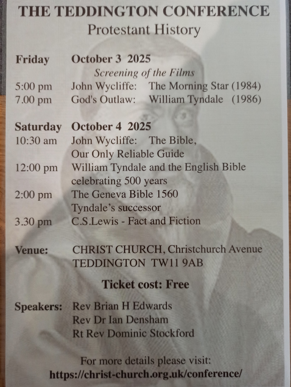 The Teddington Conference: Protestant History The Teddington Conference: Protestant History