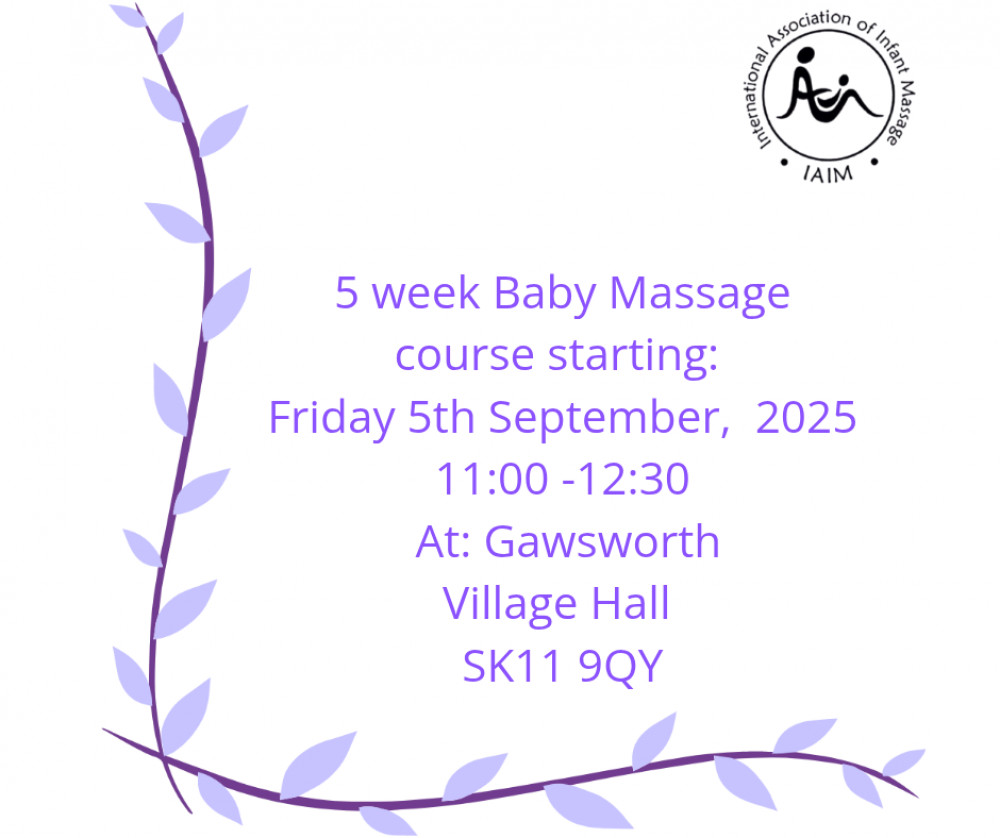 Sheila Williams Baby Massage Course 