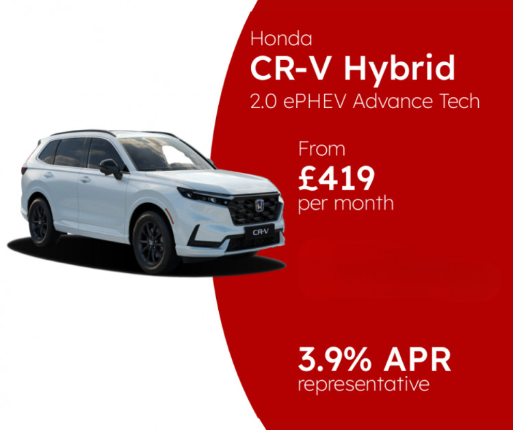 Our motors partner at Swansway Honda Stockport present the new Honda CR-V Hybrid as their car of the week (Image - Swansway Group)