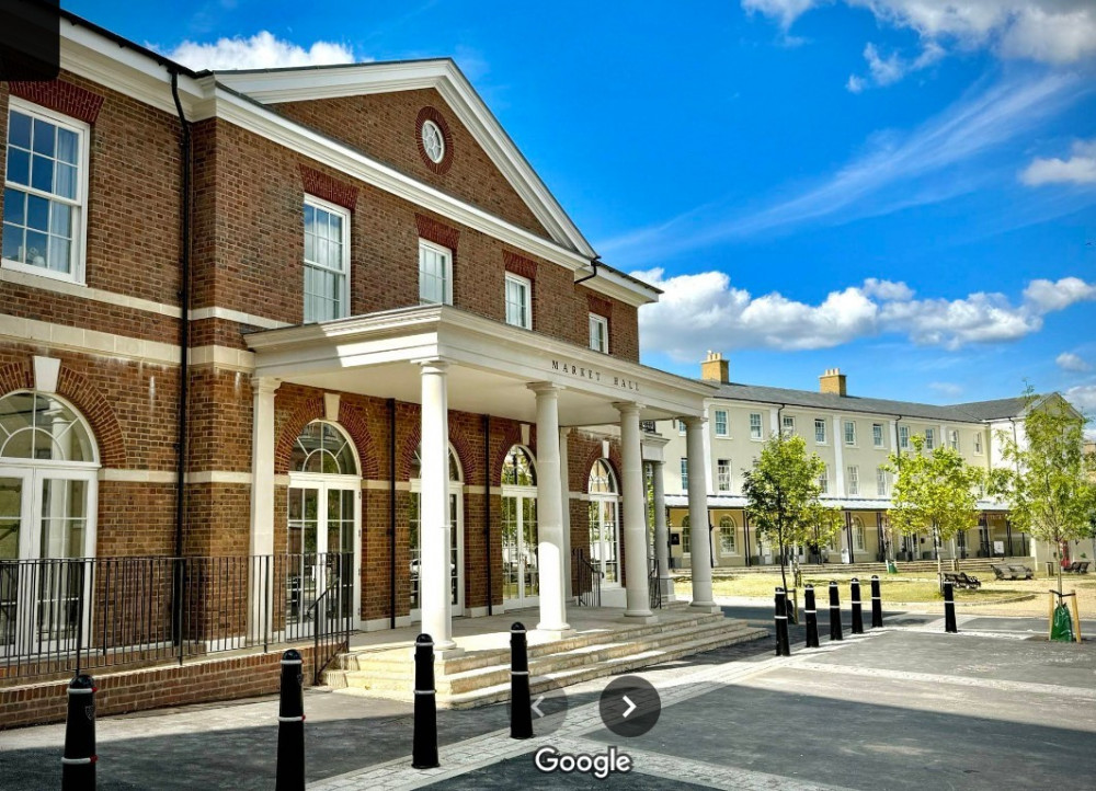Market Hall, Poundbury. Market Hall, Poundbury.