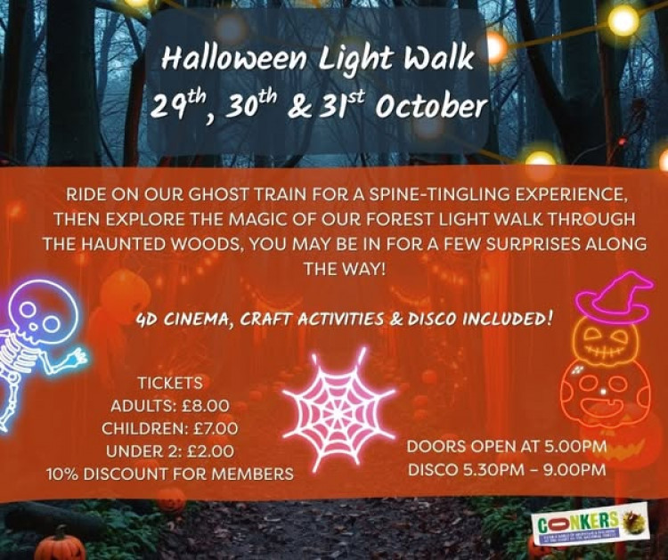 Conkers Halloween Light Walk