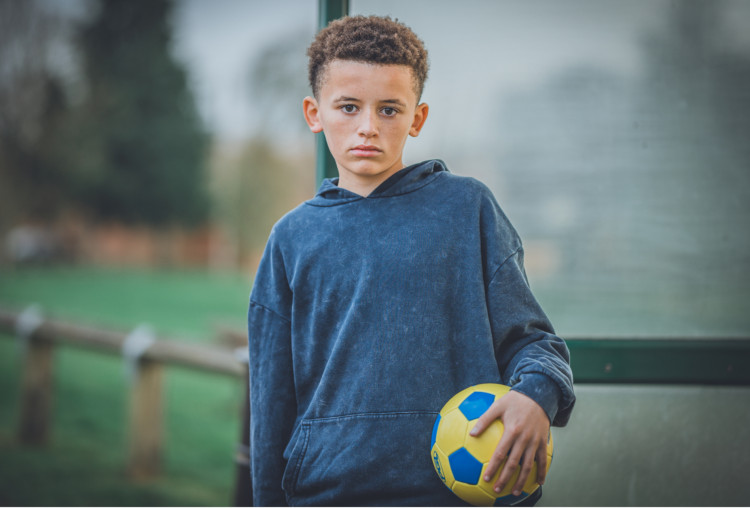 Boy In Hitchin. Image from HCC\'s HELP fostering campaign. Supplied by Hertfordshire County Council