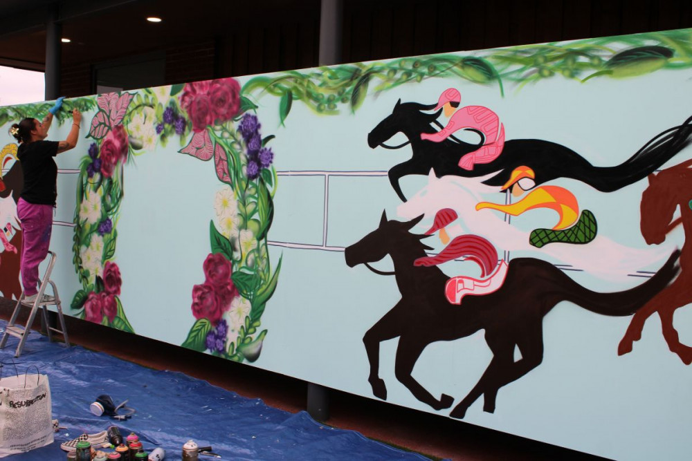 A local student has revamped a Chester Racecourse bar (Image via: The University of Chester) A local student has revamped a Chester Racecourse bar (Image via: The University of Chester)
