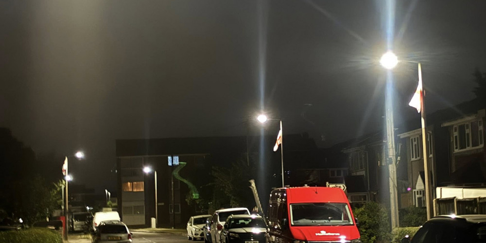 Flags in East Tilbury