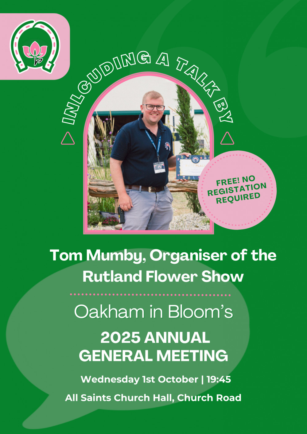 Oakham in Bloom's AGM