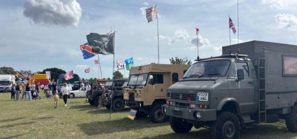 Military vehciles and classic cars were a draw for the crowds. Military vehciles and classic cars were a draw for the crowds.