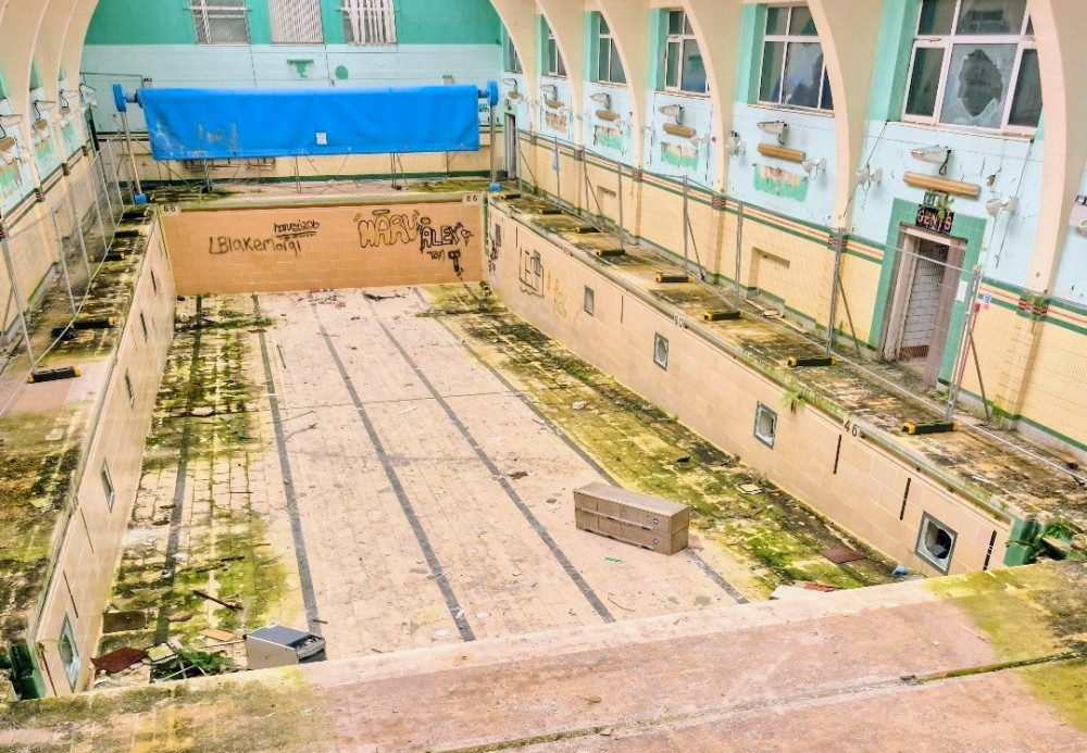 Proposals have been unveiled to transform Crewe's long-closed Flag Lane Baths into a major community sports and leisure hub (Andrew Chandler).