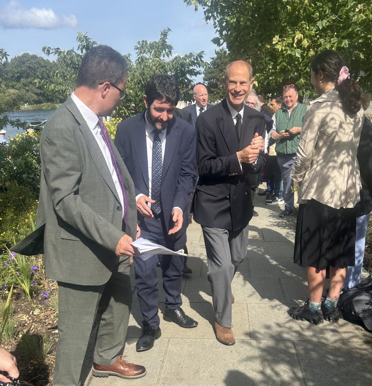 The Duke of Edinburgh attended this year's Kingston River Cultures Festival (Credit: Tilly O'Brien)
