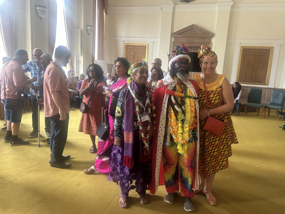 Prabha Shetty and John Azah OBE organised the carnival (Credit: Tilly O’Brien) Prabha Shetty and John Azah OBE organised the carnival (Credit: Tilly O’Brien)