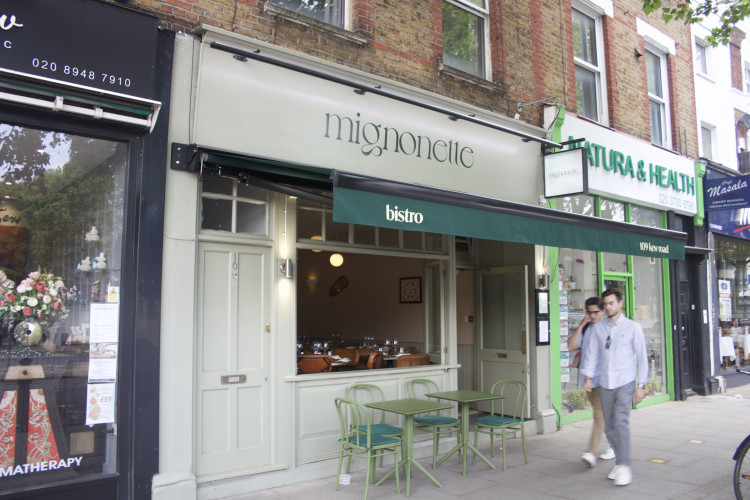Mignonette Bistro on Kew Road has unveiled a refreshed menu and private dining space as it celebrates one year since opening (credit: Cesar Medina).