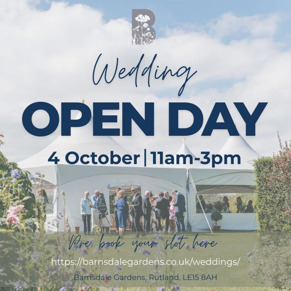 Barnsdale Gardens - Wedding Open Day