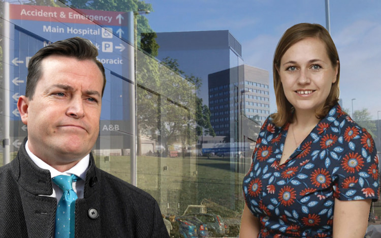 MPs Jen Craft and James McMurdock are deeply concerned about the performance of the Mid and South Essex Hospitals Trust.