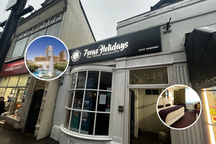 7Seas Holidays is located at 45 Victoria Road, Surbiton, KT6 4JL (Credit: Tilly O'Brien)