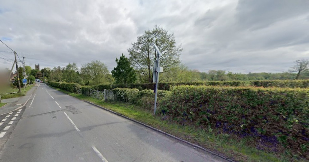 The Application site Is off Bridge Street in Wybunbury (Google).