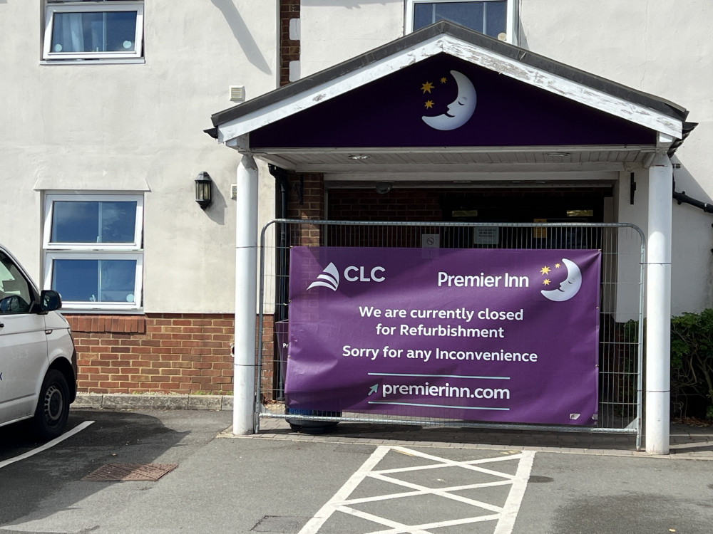 The Premier Inn on Chertsey Road, Whitton reopens on 15 September with redesigned rooms, new amenities and a refreshed reception area (credit: Whitton Village/Facebook).