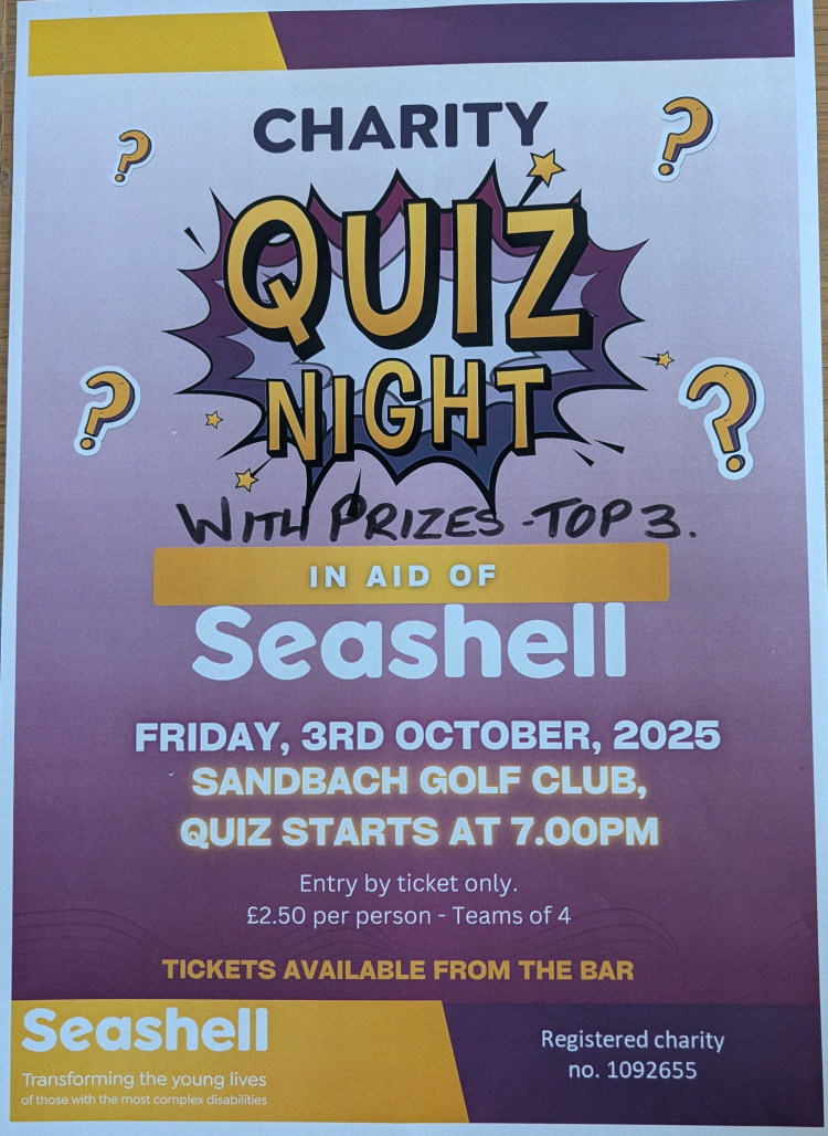 Charity Quiz and raffle Charity Quiz and raffle